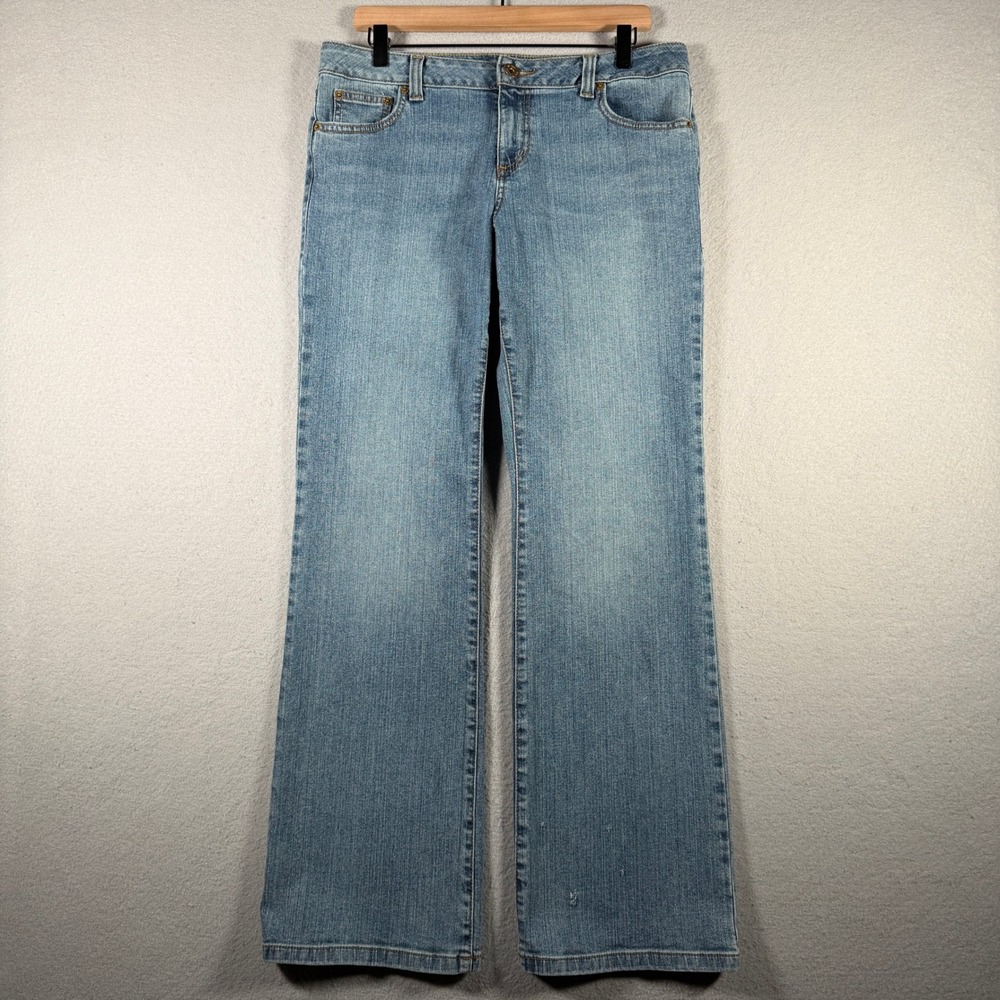 DKNY Jeans Soho Light Wash Bootcut Denim Jeans Womens 14R KCMUB028-CW